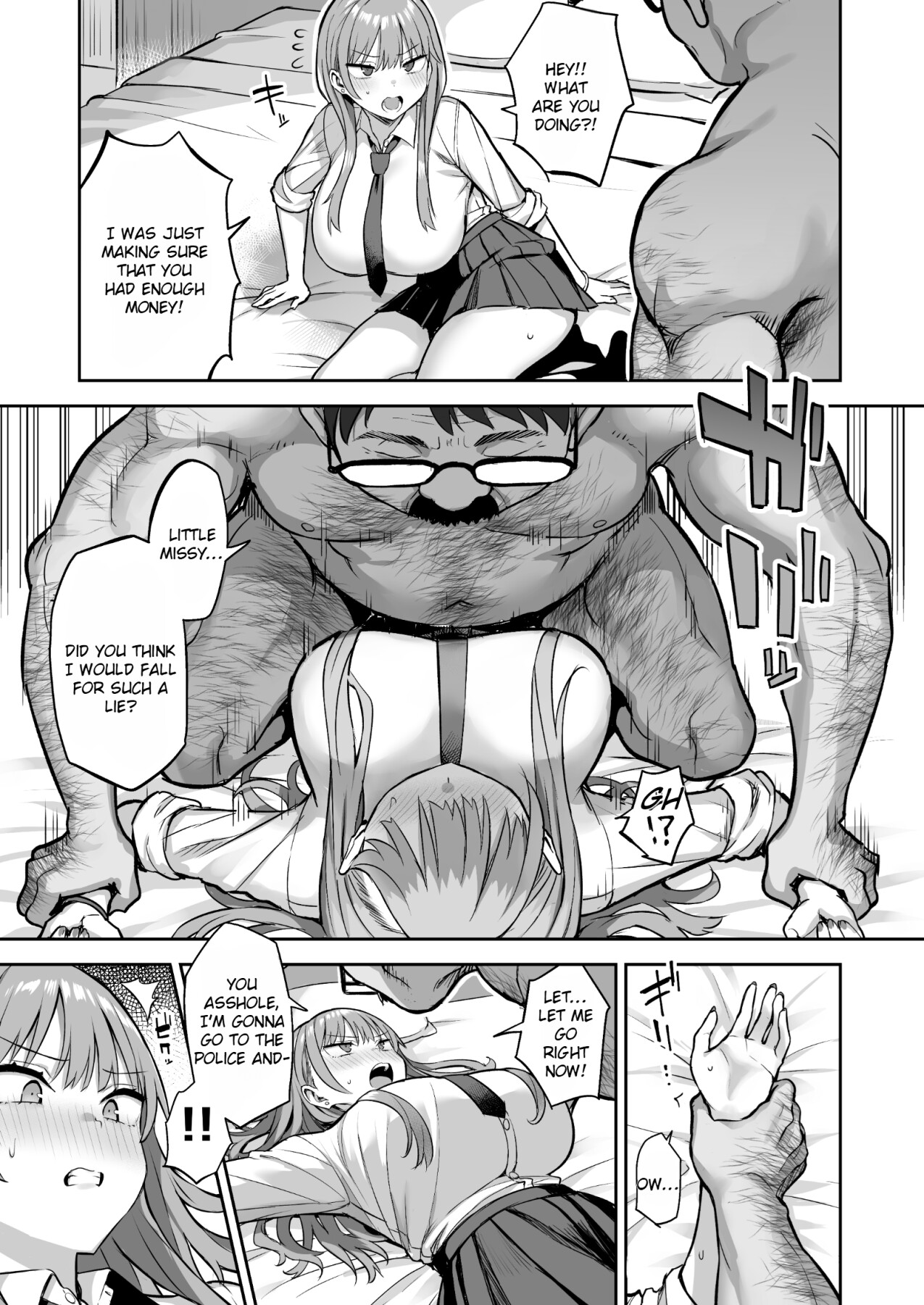 Hentai Manga Comic-Punishment sex for a cheeky sugar daddy girl-Read-6